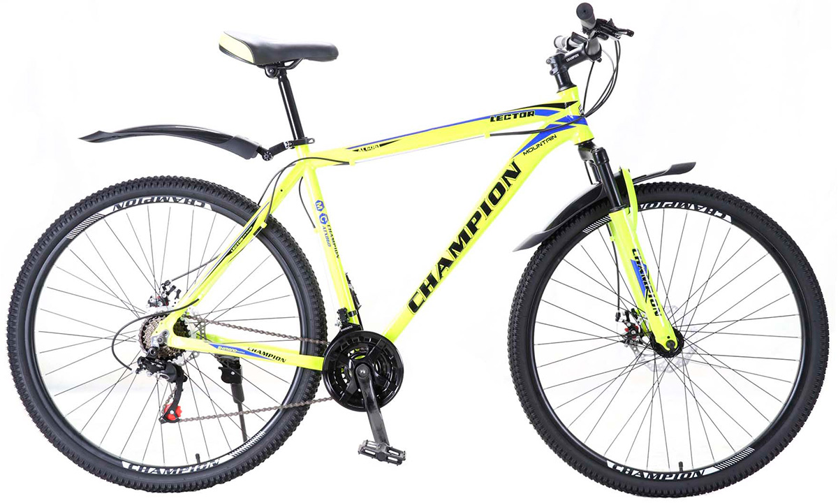 Фотографія Велосипед Champion Lector 29" 2021, розмір XL, Жовтий